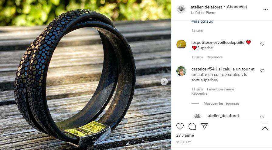 instagram bracelets Claire créations DE LAFORET 