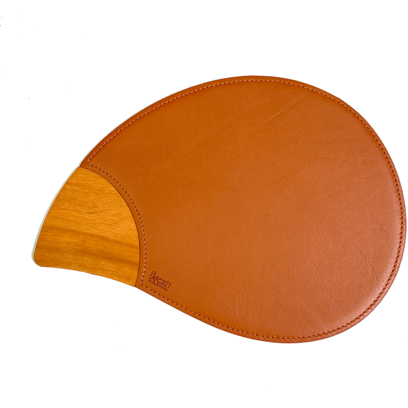 Tapis de souris avec bois